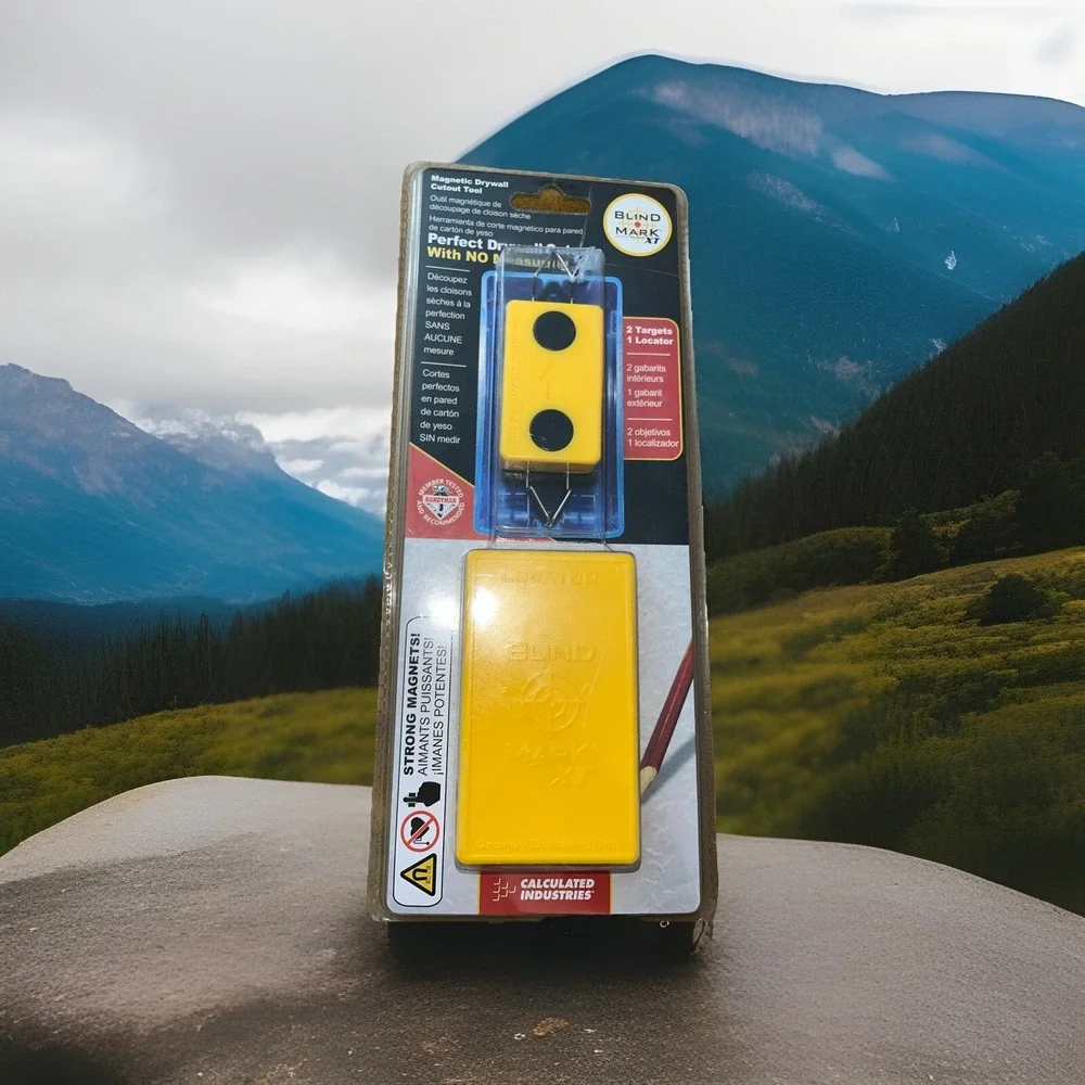 New Tool Never Measure Again with the Blind Mark Magnetic Drywall Electrical Box